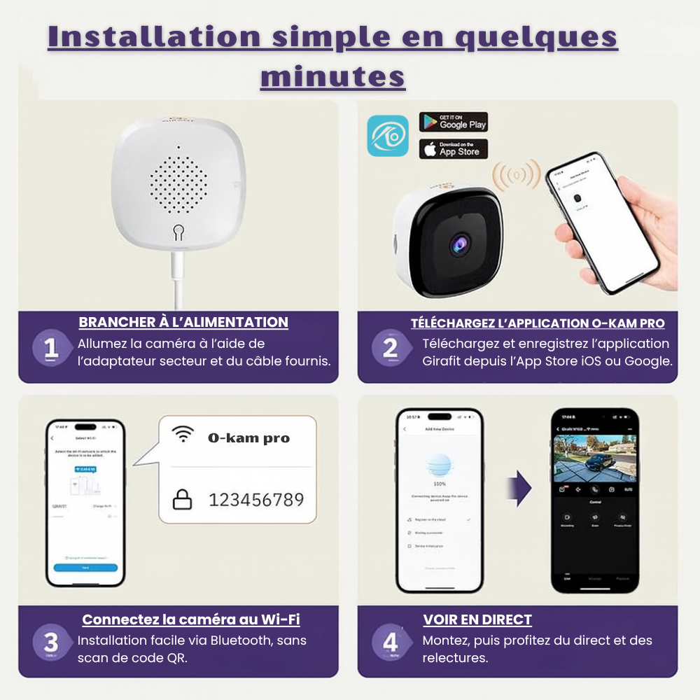 CamDiscrète Glesera pour fenêtre
